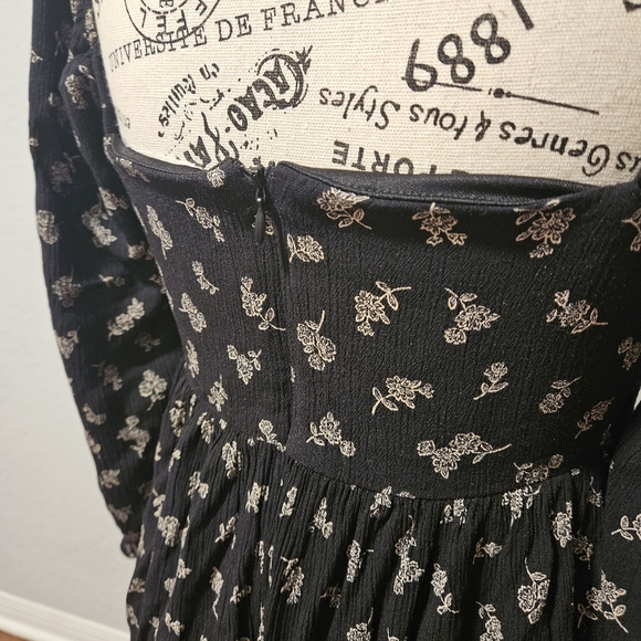 Altar'd State Dress, Size Small, Black Floral Print - Picture 9 of 11
